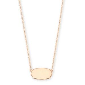 Kendra Scott Elisa 18k Rose Gold Vermeil Necklace